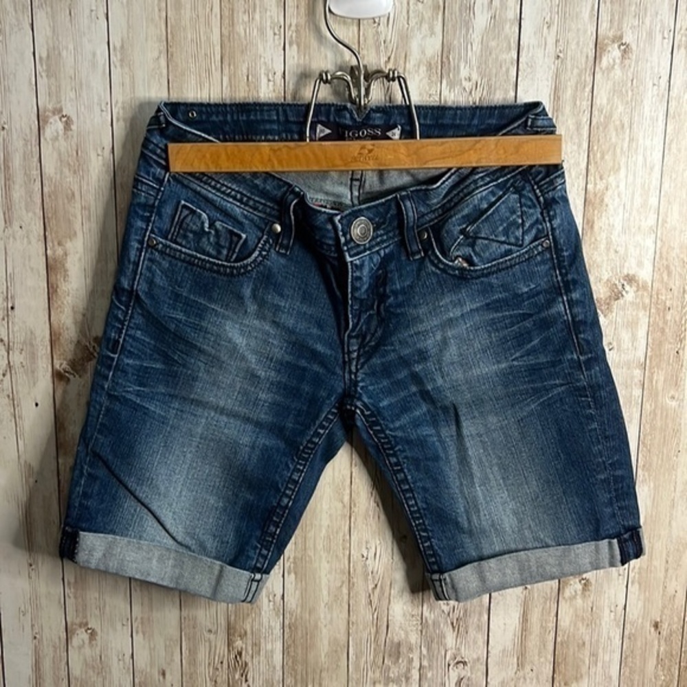 🐺 Vigoss Blue Cuff Denim Jean Shorts